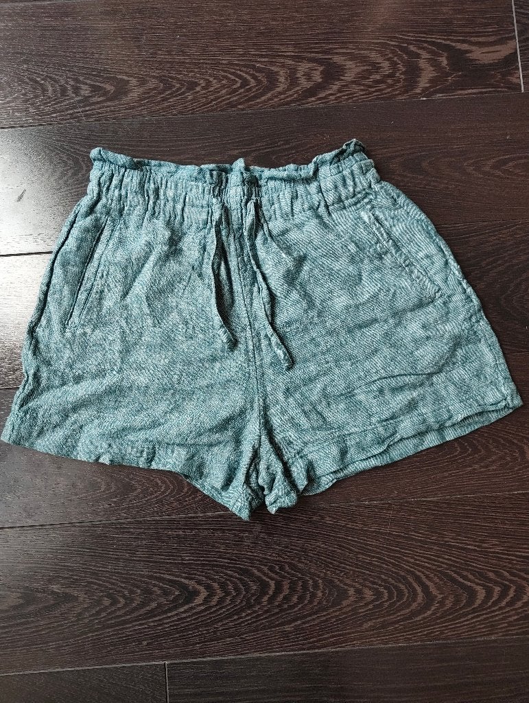 C&A Clockhouse | maat 36 | blauwe linnen shorts, Kort, Blauw, Ophalen of Verzenden, Zo goed als nieuw