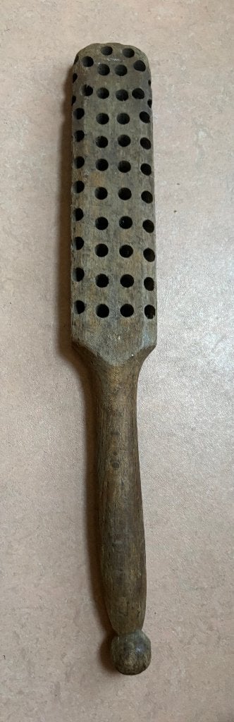 Fraai oud houten object, dekspaan?, Ophalen of Verzenden