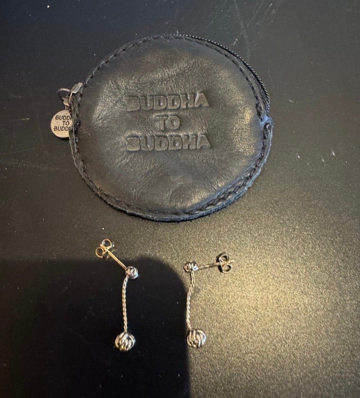 Gouden Buddha to Buddha Oorbellen - Refined Katja 14kt, Ophalen of Verzenden, Zo goed als nieuw, Goud, Hangers