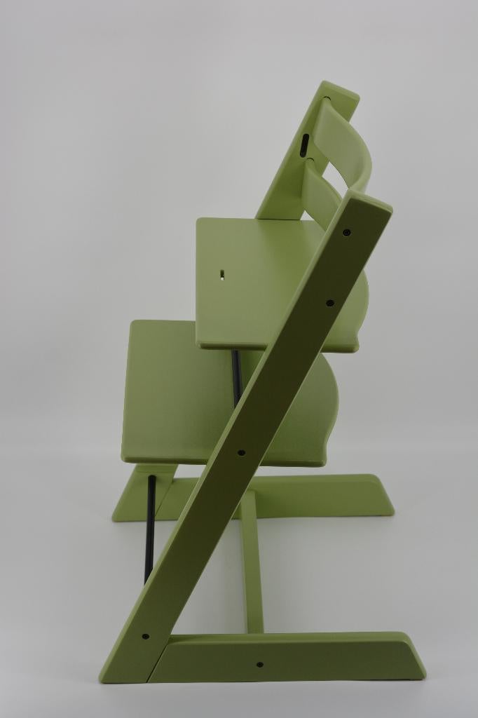 Stokke Tripp Trapp Moss Green – Refurbished model, Verzenden, Zo goed als nieuw, Meegroeistoel, Gordel(s)