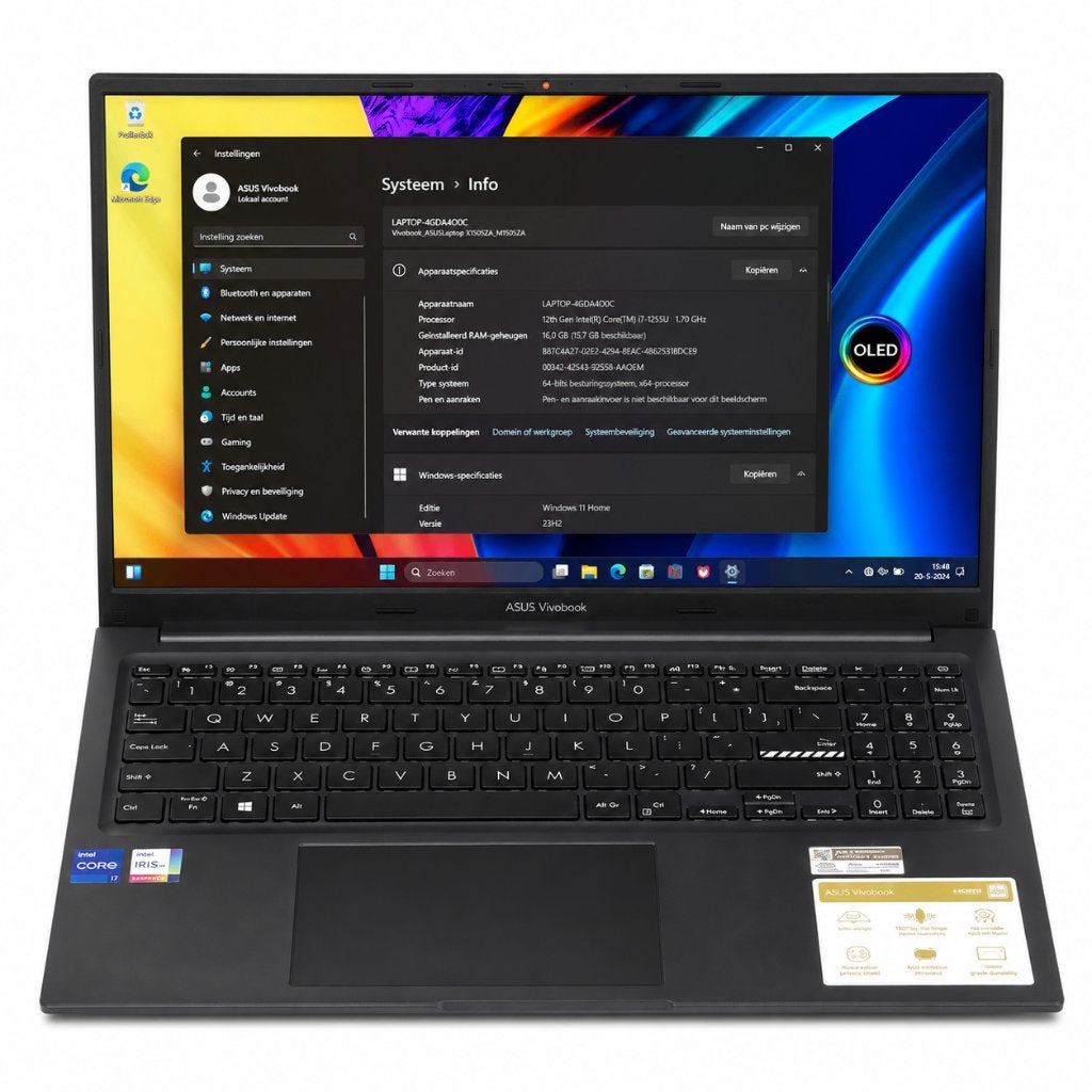 ASUS Vivobook 12th Gen intel(R) i7 16GB RAM 1TB SSD | ZGAN