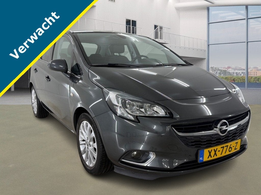 Opel Corsa VERWACHT! 1.0 TURBO ONLINE EDITION + ECC/NAVI/PDC, Automatische klimaatregeling, Gebruikt, Euro 6, Leder en Stof