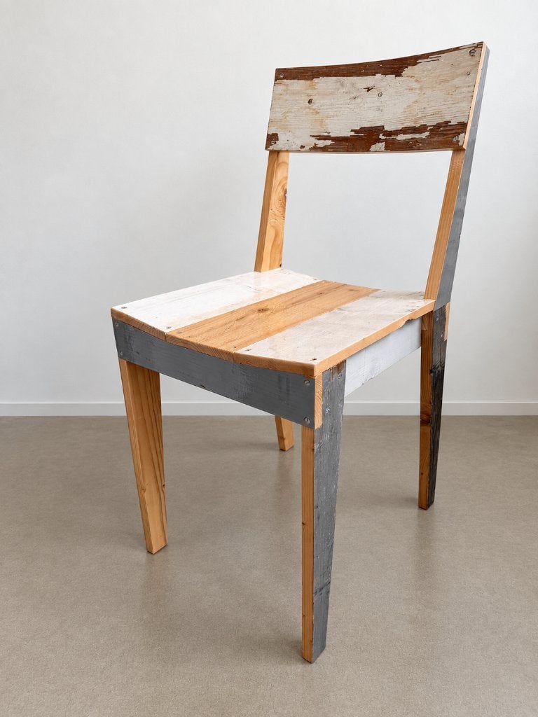 Piet Hein Eek stoel in sloophout hoogglans 4, Ophalen, Overige kleuren, Nieuw, Dutch Design