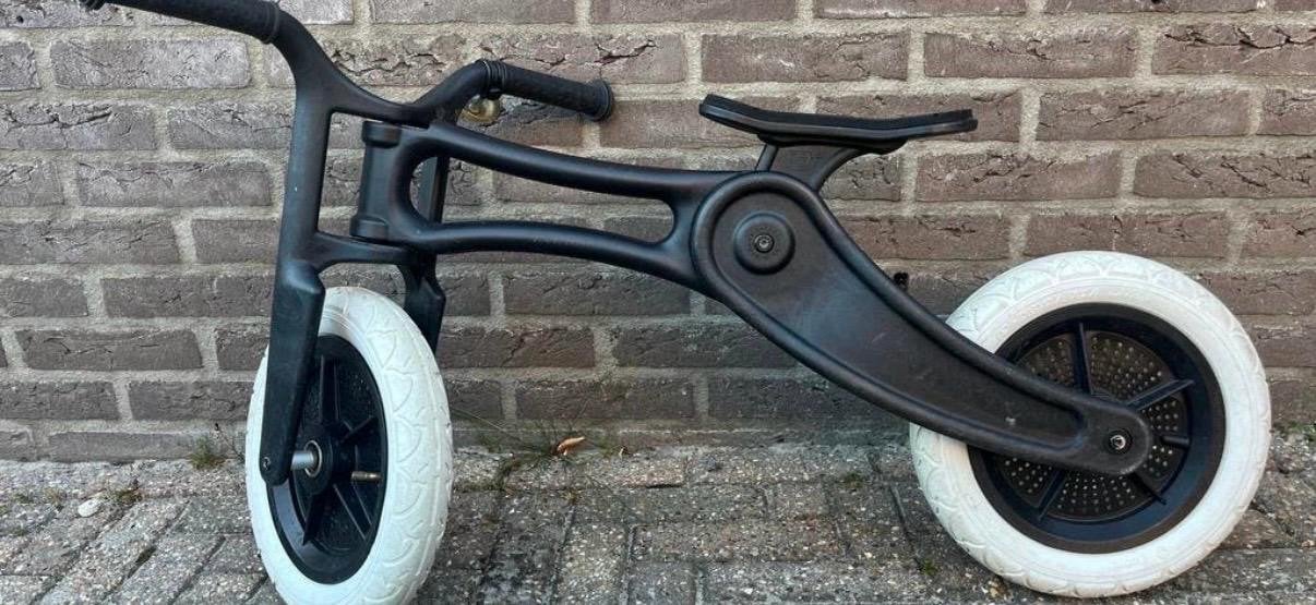 Wishbonebike Recycled Edition 3-in-1 Loopfiets, Fietsen en Brommers, Ophalen of Verzenden, Gebruikt, Minder dan 16 inch
