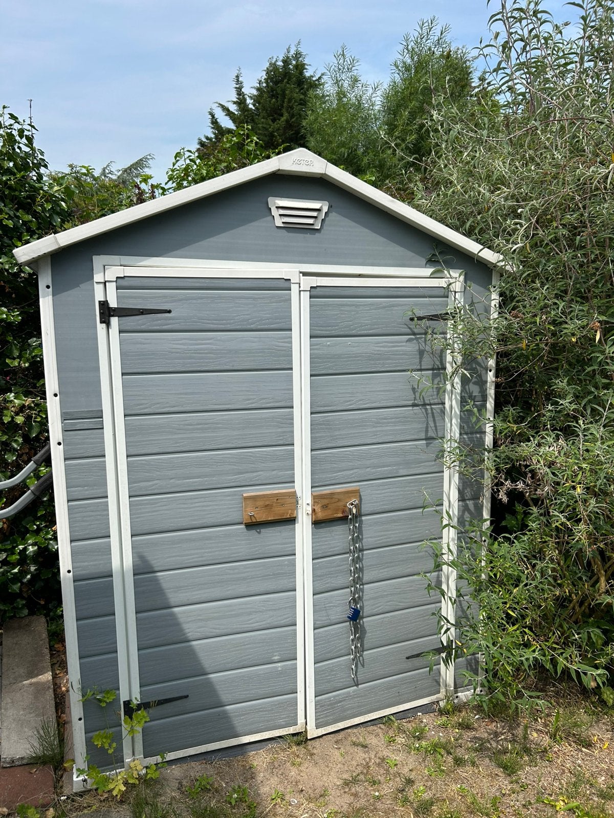 Keter tuinhuisje, Kunststof, Minder dan 200 cm, 1 raam, Ophalen