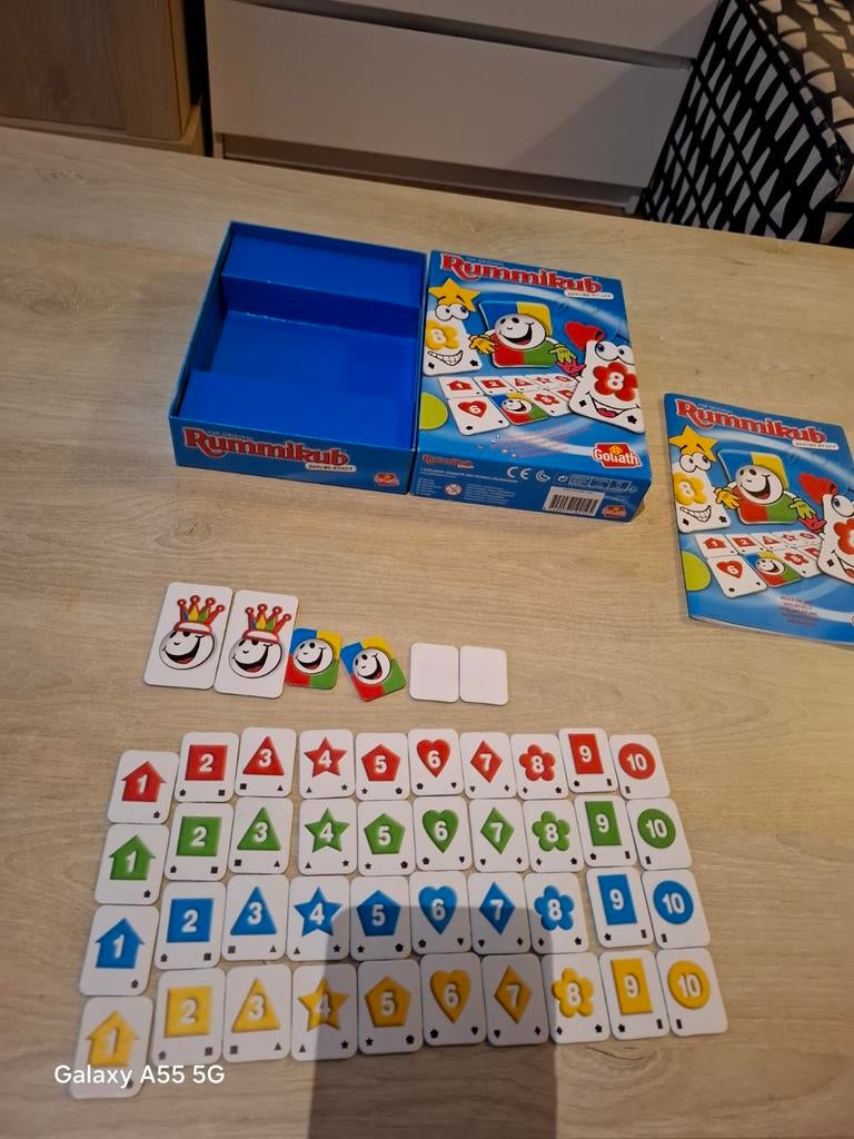 Rummikub Junior Start - Het originele cijferspel, Ophalen of Verzenden, Zo goed als nieuw, Een of twee spelers, Goliath