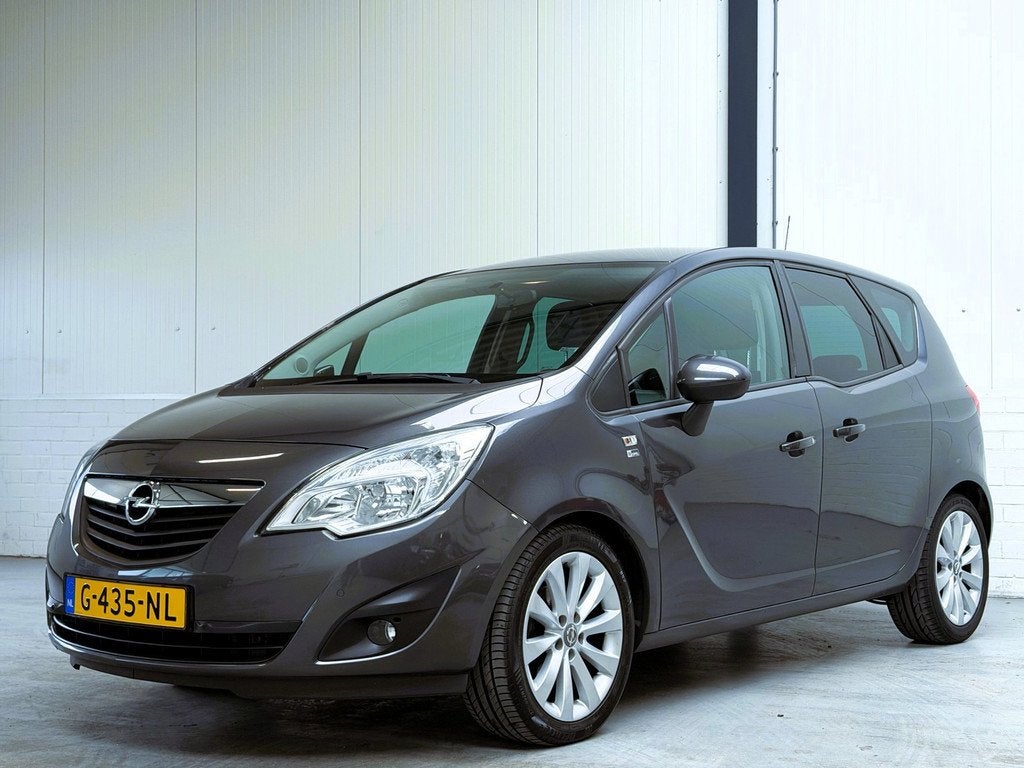 Opel Meriva 1.4 Turbo Cosmo|Automaat|Trekhaak, Auto's, Opel, Gebruikt, 4 cilinders, Leder en Stof, 14 km/l