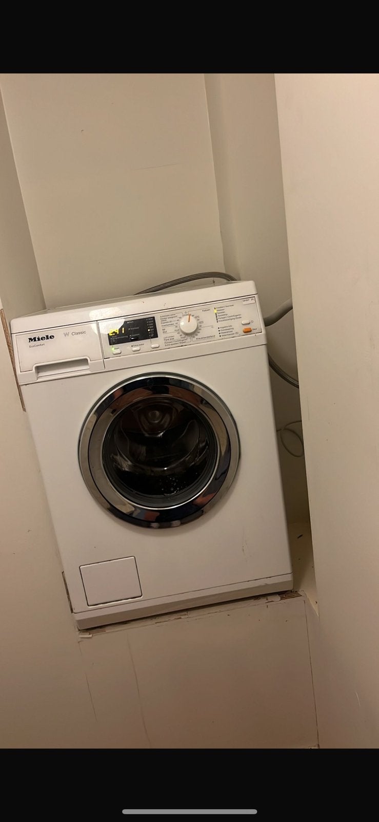 Miele W Classic Wasmachine - Betrouwbaar en Efficiënt, Witgoed en Apparatuur, Wasmachines, Ophalen, Gebruikt, Voorlader, 85 tot 90 cm