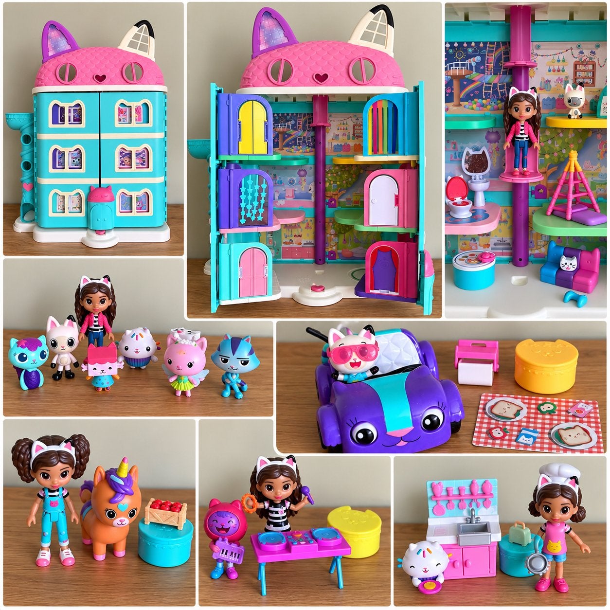 Gabby's Poppenhuis met veel accessoires, Ophalen, Zo goed als nieuw, Overige typen