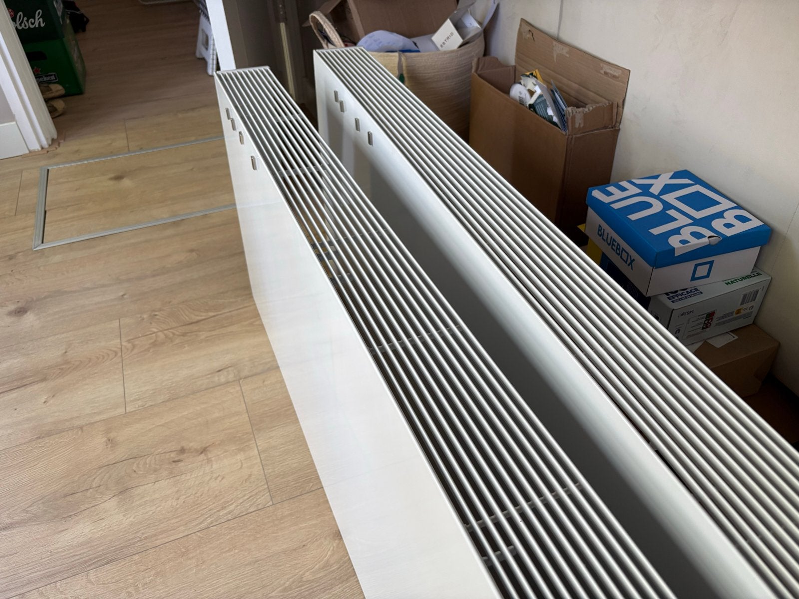 2x Sentimo Radiator ombouw 130cm en 135cm - Zo goed als, Ophalen, 30 tot 80 cm, Overige typen, 150 cm of meer