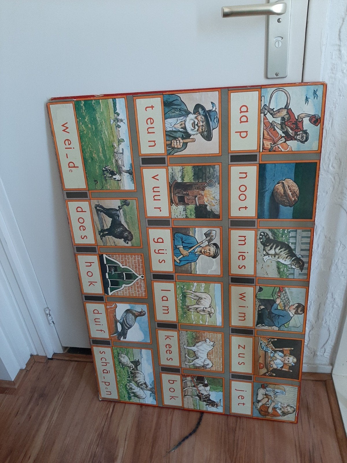 Vintage Letter- en Woordenbord voor Kinderen, Huis en Inrichting, Woonaccessoires | Schilderijen, Tekeningen en Foto's, Ophalen