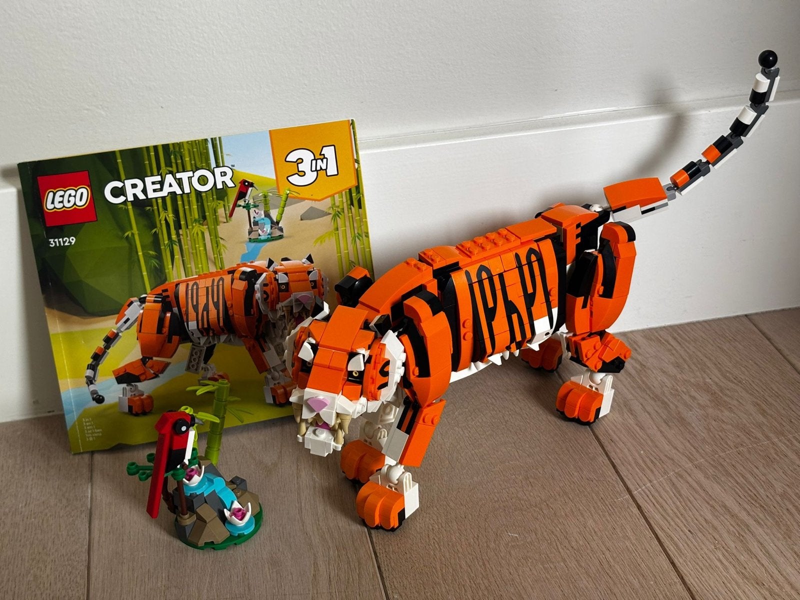 LEGO Creator 3in1 Majestueuze Tijger (31129), Ophalen of Verzenden, Zo goed als nieuw, Overige merken