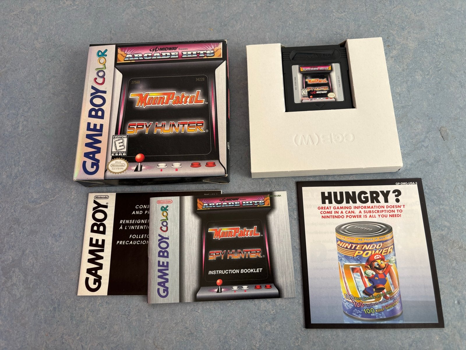 Midway Arcade Hits: Moon Patrol & Spy Hunter Game Boy Color, Avontuur en Actie, 1 speler, Ophalen of Verzenden, Zo goed als nieuw