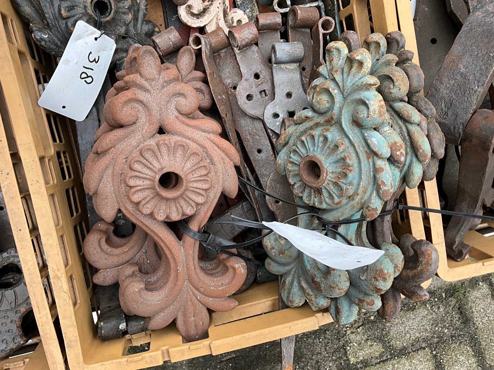 Decoratieve Muurankers - Antiek Gietijzer, Ophalen