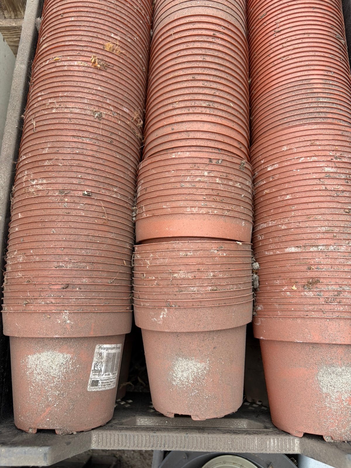 Kweekpotjes partij 12 cm, Tuin en Terras, Bloempotten, Ophalen, Rond, Zo goed als nieuw, Aardewerk