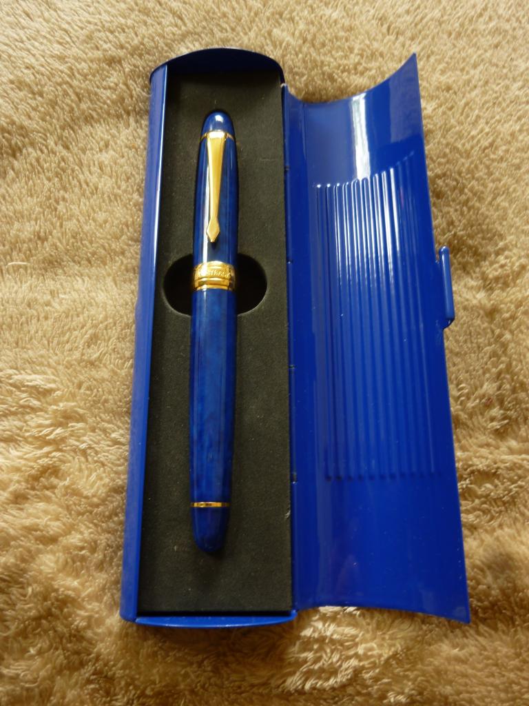 Postbank Vulpen Iridium punt metalcase uit jaren '80 vintage, Verzamelen, Overige merken, Met doosje, Ophalen of Verzenden, Zo goed als nieuw