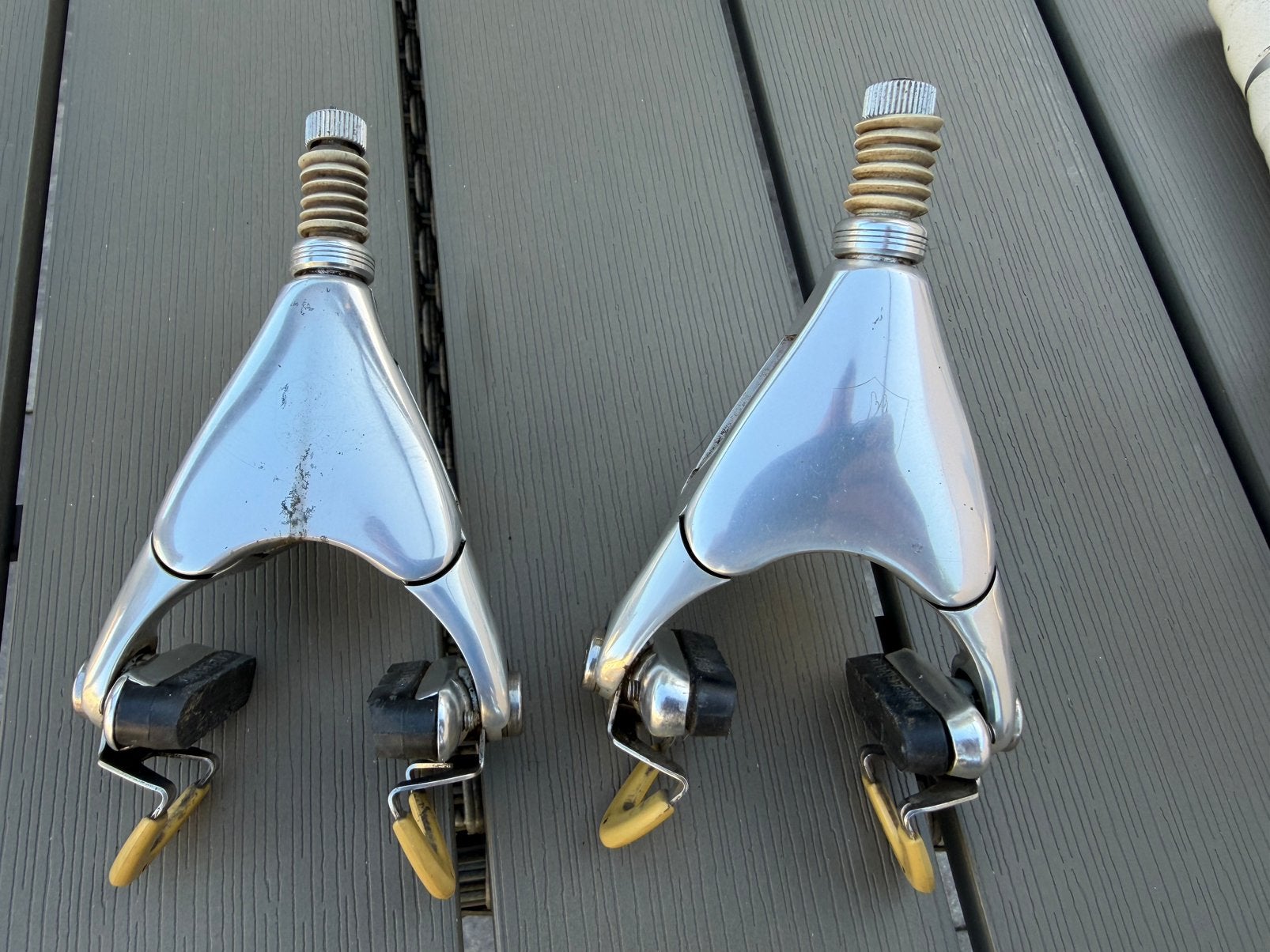 Campagnolo C Record Delta remmen set, Gebruikt, I, Stuur, Ophalen of Verzenden