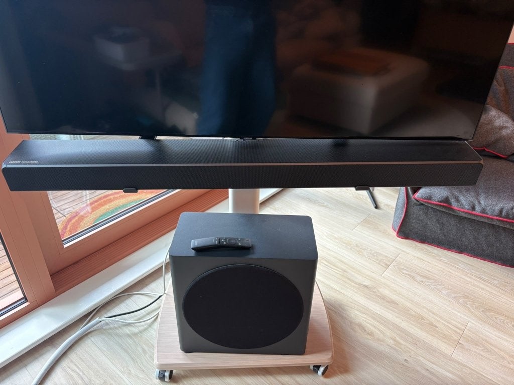 Samsung HW-Q90R Dolby Atmos –Complete set + Vebos standaards, Ophalen, Zo goed als nieuw, Surroundset, Harman Kardon