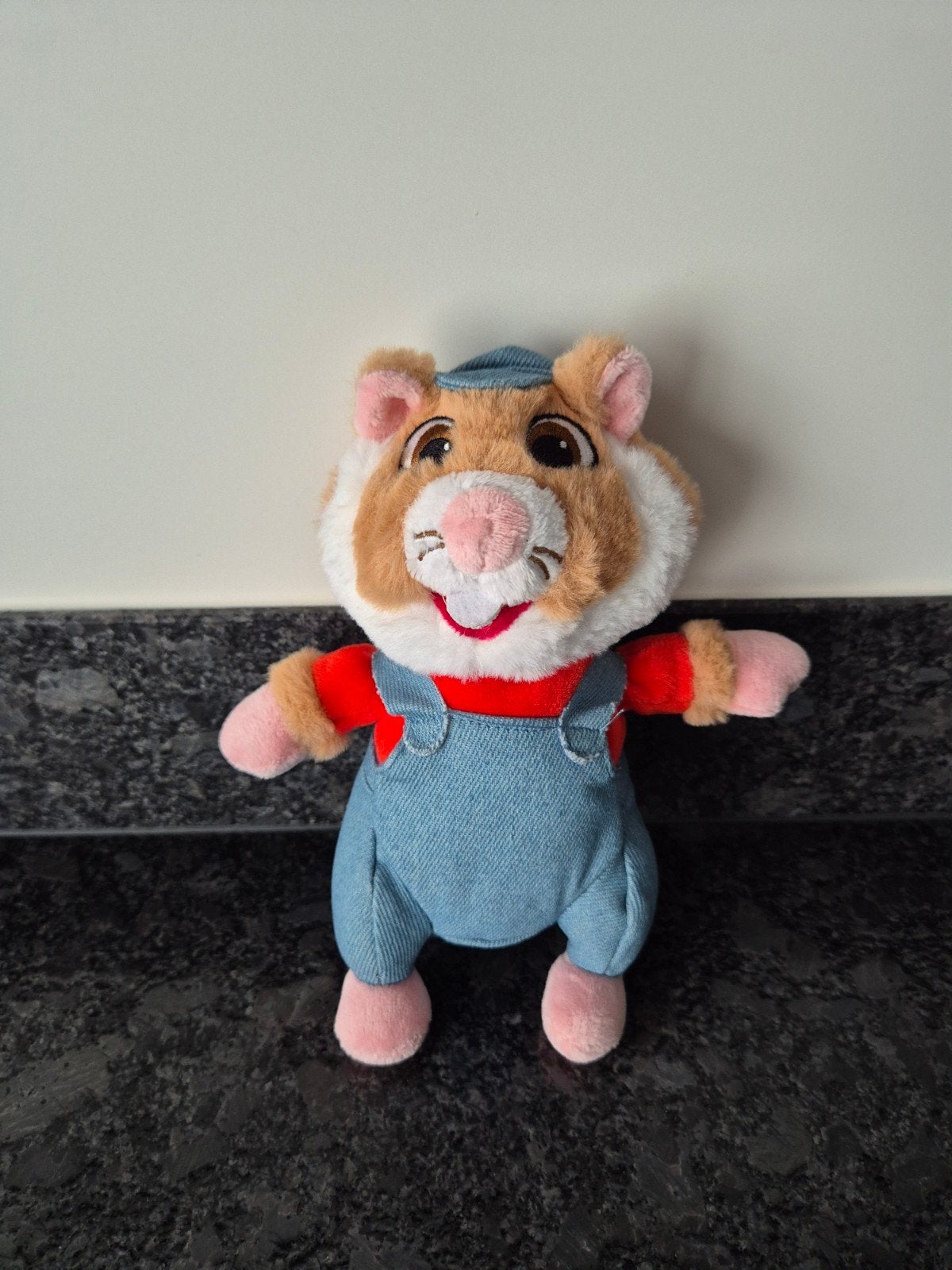 Albert Heijn - Knuffel Hamster met petje en tuinbroek, Ophalen of Verzenden, Zo goed als nieuw, Overige typen