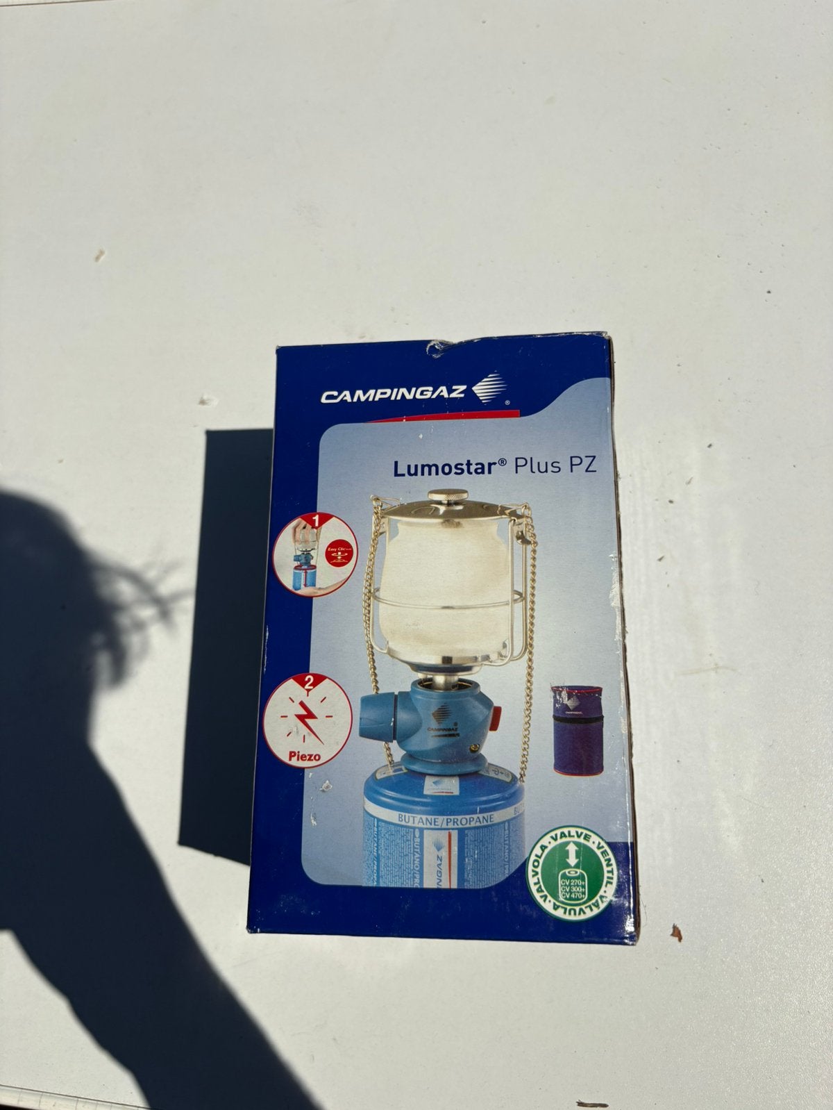 Campignaz lamp op gas, Ophalen of Verzenden, Zo goed als nieuw