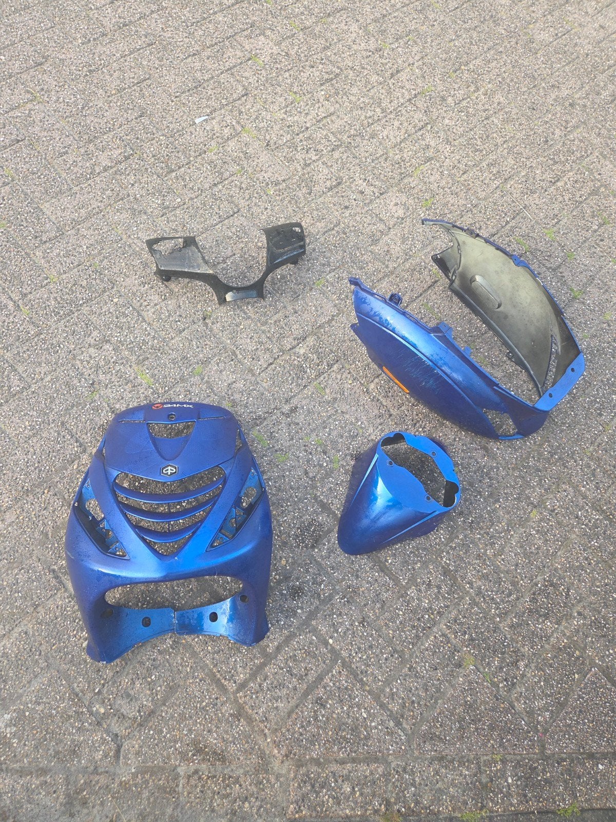 Piaggio Zip SP Kappenset - Blauw  MOET SNEL WEG, Ophalen, Piaggio, Gebruikt, Kap