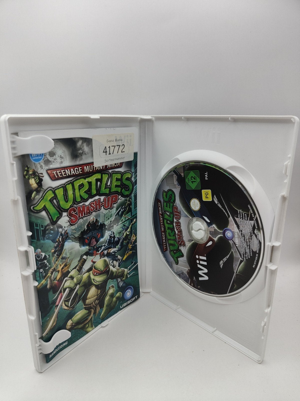 Teenage Mutant Ninja Turtles Smash-Up Wii, Ubisoft, Gebruikt, Vechten, Eén computer