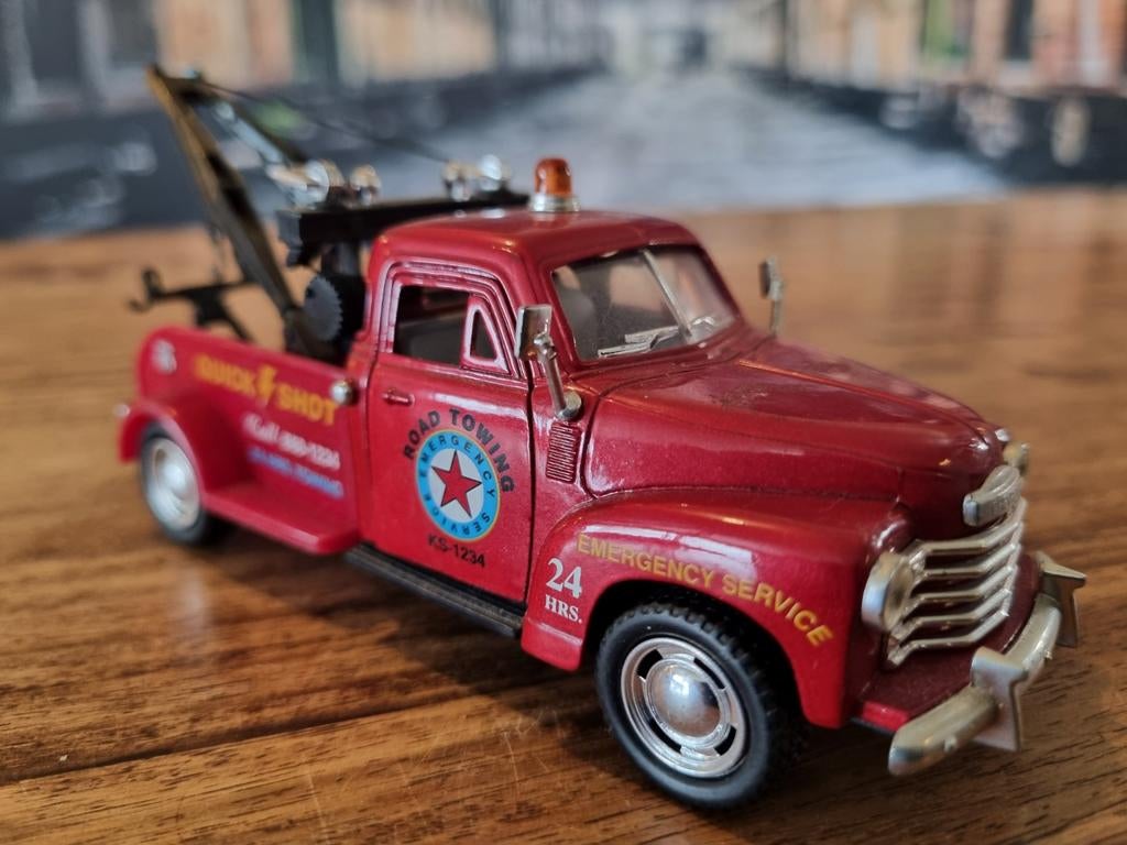 Road Towing Sleepwagen Chevrolet, Overige merken, Auto, Groter dan 1:32, Ophalen of Verzenden