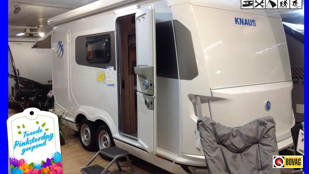 Knaus Deseo 400 met Thule luifel, Caravans en Kamperen, Caravans, Overige typen, Schokbreker, Knaus, Tot en met 4