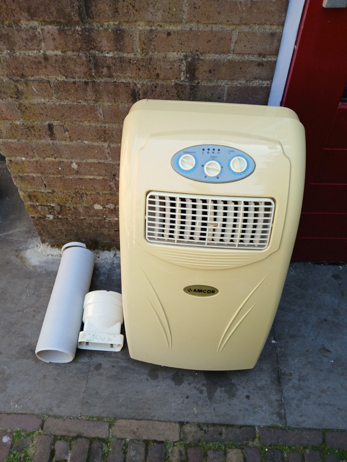 airco mobiel met slang, Ophalen, Gebruikt, Minder dan 60 m³, 3 snelheden of meer
