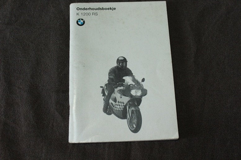 BMW K1200 RS 1996 motorfiets onderhouds boekje, Motoren, Handleidingen en Instructieboekjes, Ophalen of Verzenden, BMW