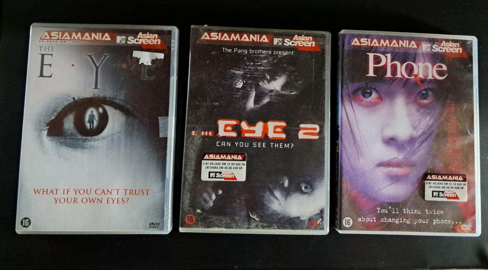 DVD The Eye 1 & 2 + Phone (VERKOCHT), Verzenden, Zo goed als nieuw, Bovennatuurlijk, Nederlands