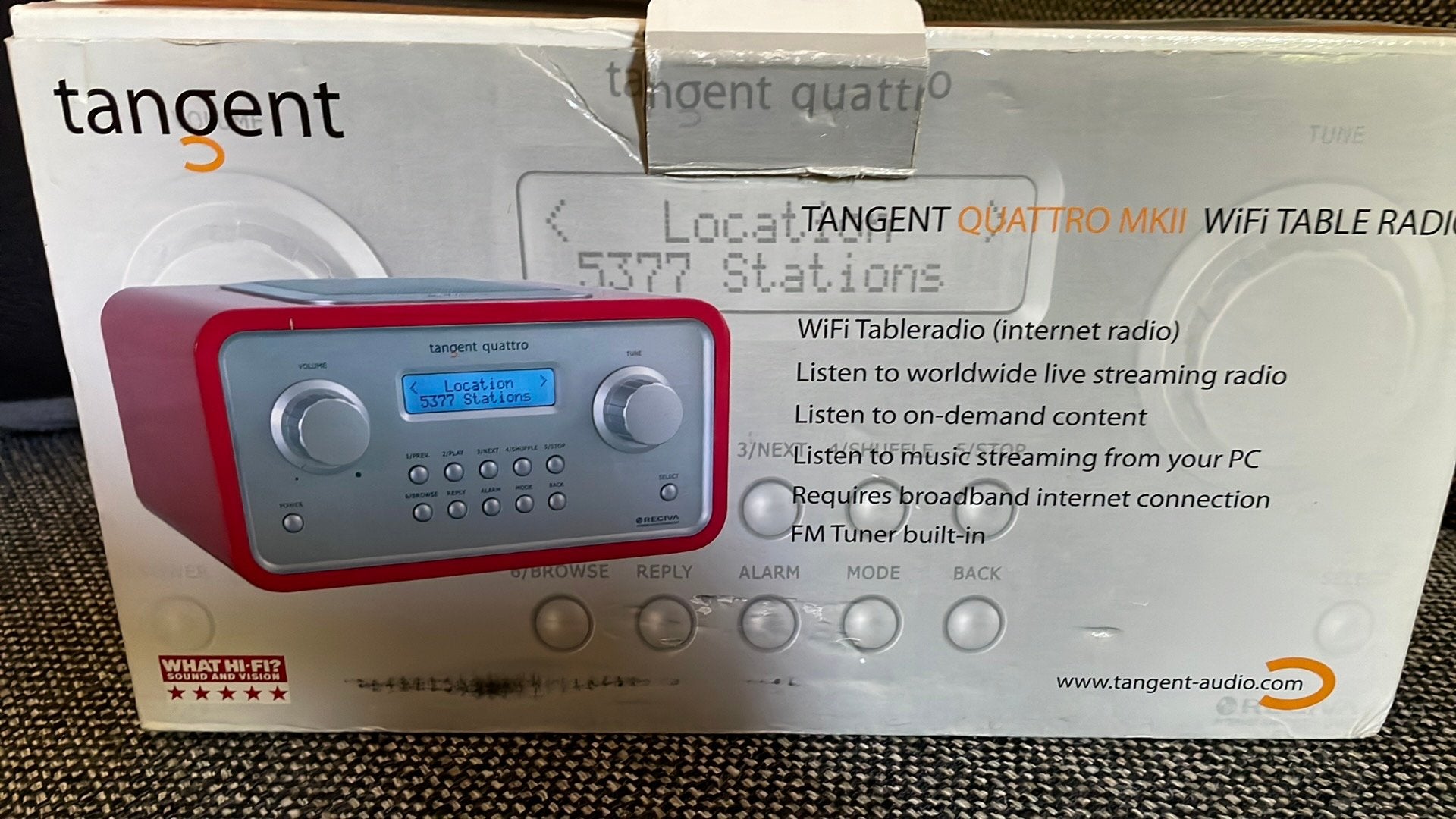 Tangent wuattro radio, Ophalen of Verzenden, Zo goed als nieuw