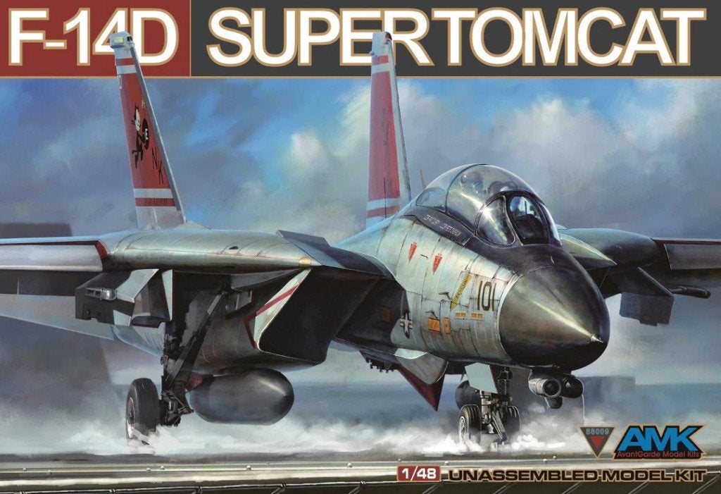 AMK 1/48 F-14D Super Tomcat (met veel extra's), Overige merken, Nieuw, Ophalen of Verzenden, Groter dan 1:72