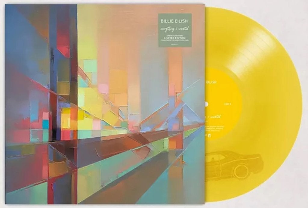 Vinyl MaxiSingle Billie Eilish Everything I Wanted UO YELLOW, Pop, Ophalen of Verzenden, Zo goed als nieuw, EP