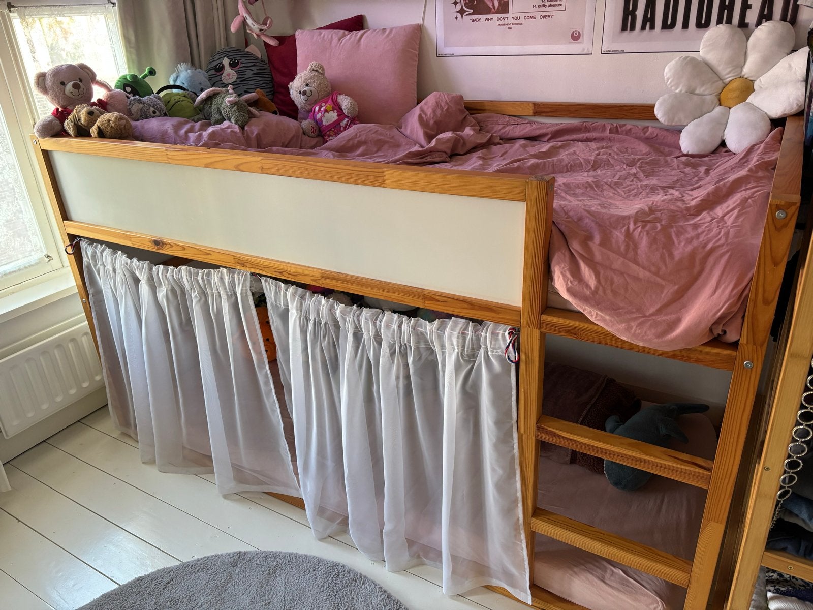 IKEA Kura bed - omkeerbaar kinderbed, Ophalen, 85 tot 100 cm, Gebruikt, Hoogslaper of Stapelbed
