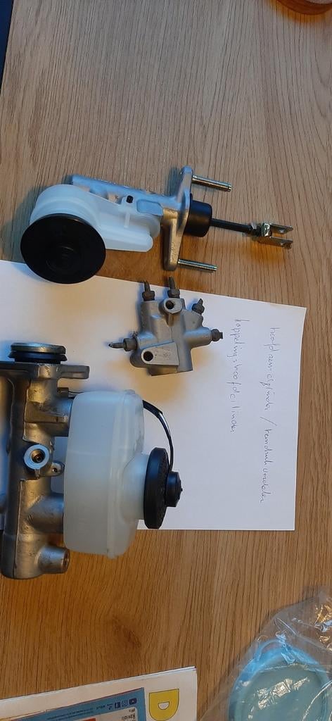 Hoofdremcylinder en koppelingshoofdcylinder voor Toyota Celi, Auto-onderdelen, Ophalen of Verzenden, Nieuw, Toyota
