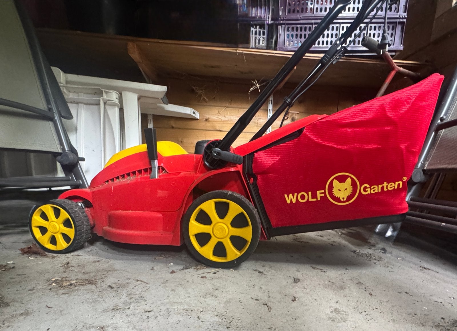Wolf-Garten Elektrische Grasmaaier, Tuin en Terras, Cirkelmaaier, Gebruikt, Elektrische grasmaaier, Ophalen of Verzenden