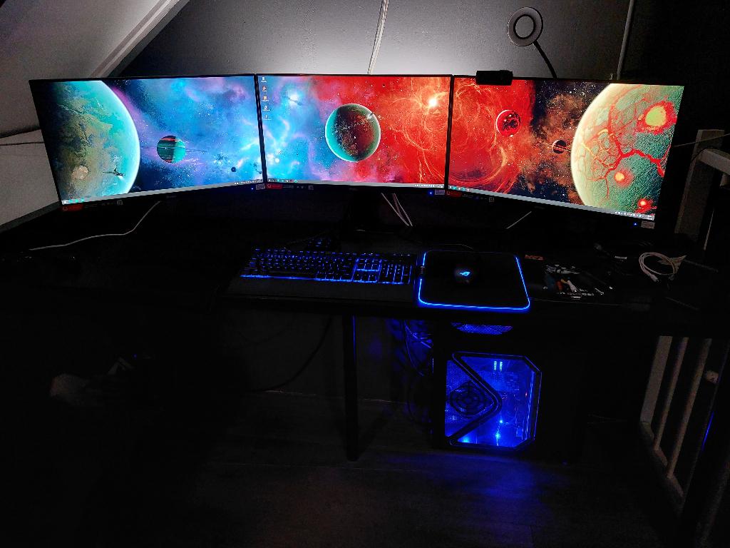 3x (Eyefinity) Iiyama G-Master GB2470HSU-B1 + monitor arm, Computers en Software, Monitoren, IPS, Iiyama G-Master GB2470HSU-B1