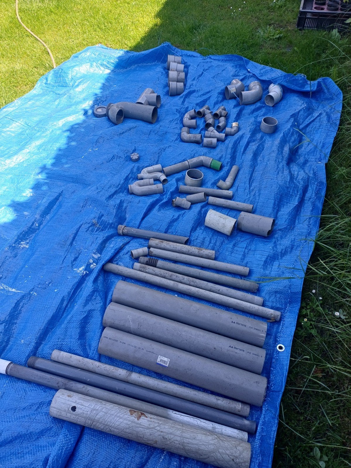 allerlei pvc materialen/hulpstukken, Ophalen of Verzenden, Pvc, Minder dan 2 meter, 80 mm of meer