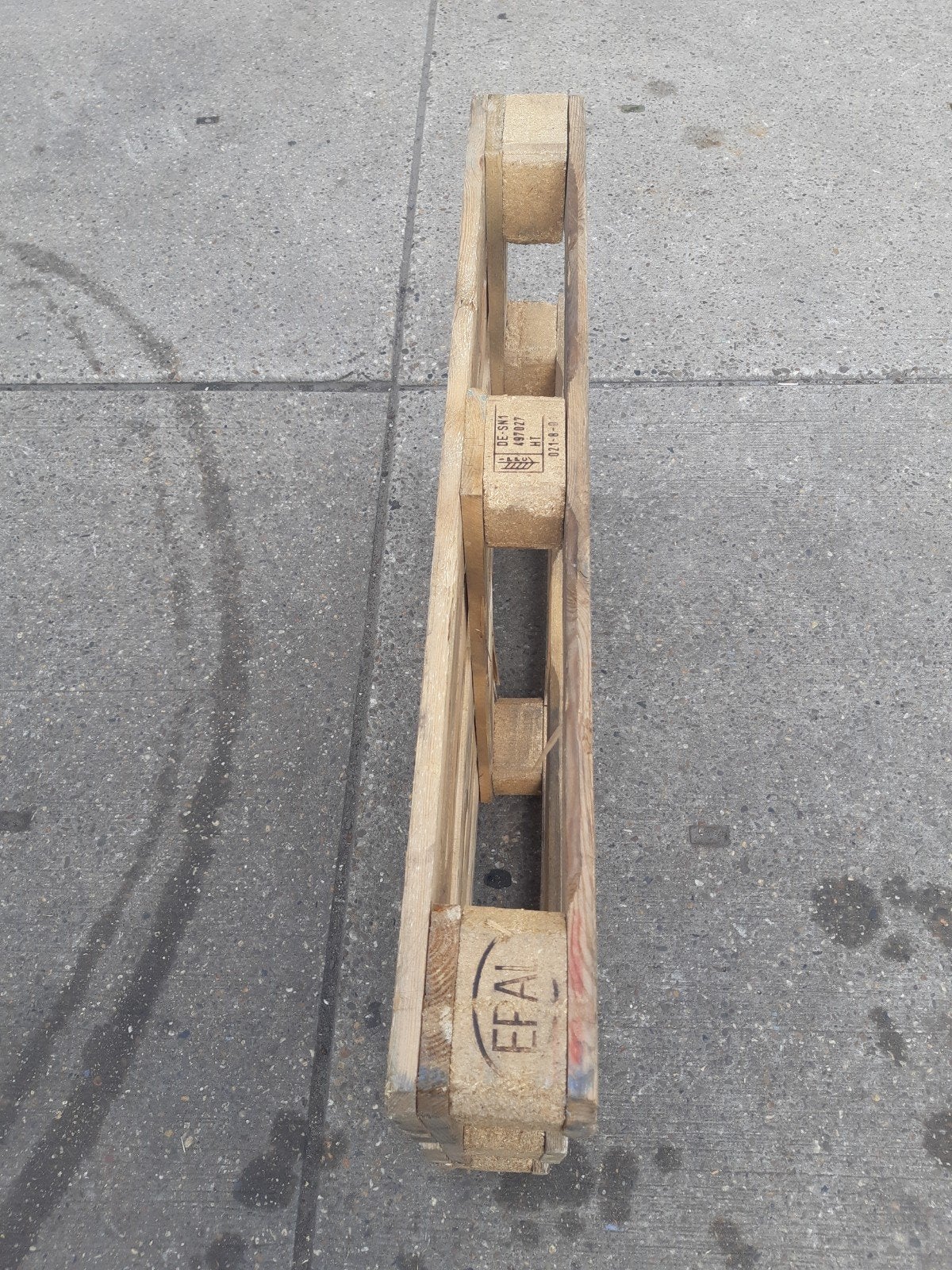 ONVERWOESTBARE EURO EPAL PALLET 7.95 EURO, Ophalen of Verzenden, 50 mm of meer, Minder dan 200 cm, Vuren