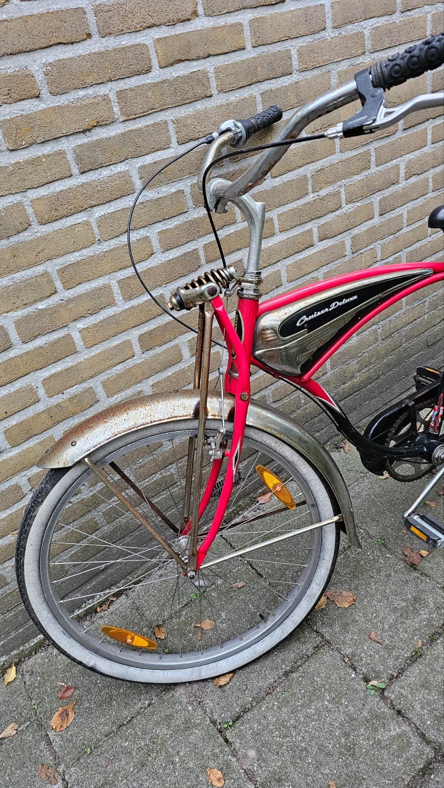 Schwinn Cruiser Deluxe Seven – Amerikaanse retrocruiser, Fietsen en Brommers, Ophalen, Gebruikt, Staal