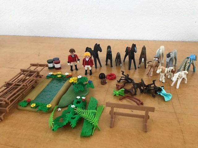 Samengesteld pakket playmobil thema paarden, Ophalen of Verzenden, Zo goed als nieuw, Los playmobil