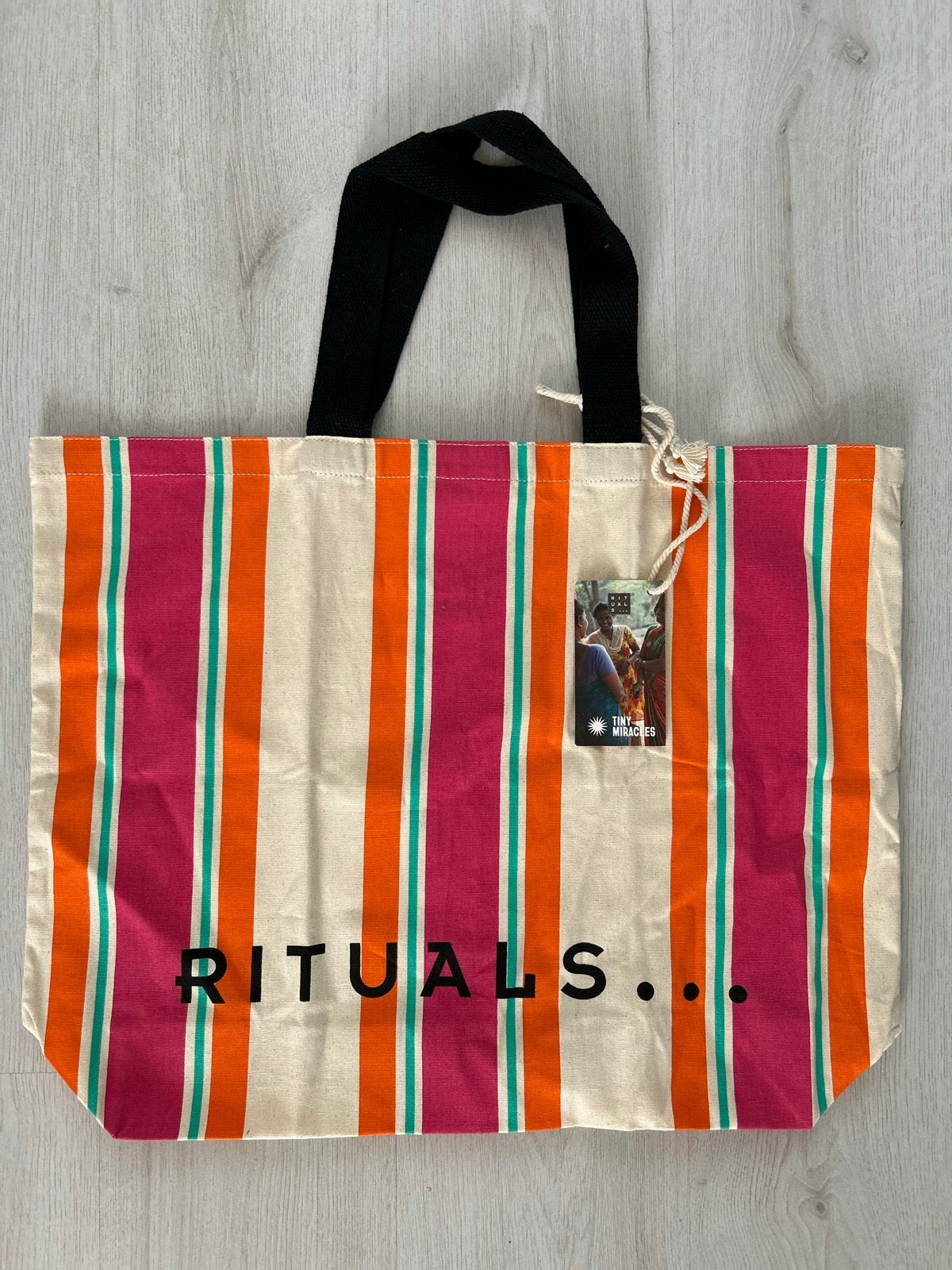 Nieuw Rituals Tiny Miracles Gestreepte Strandtas Shopper, Ophalen of Verzenden, Nieuw, Shopper