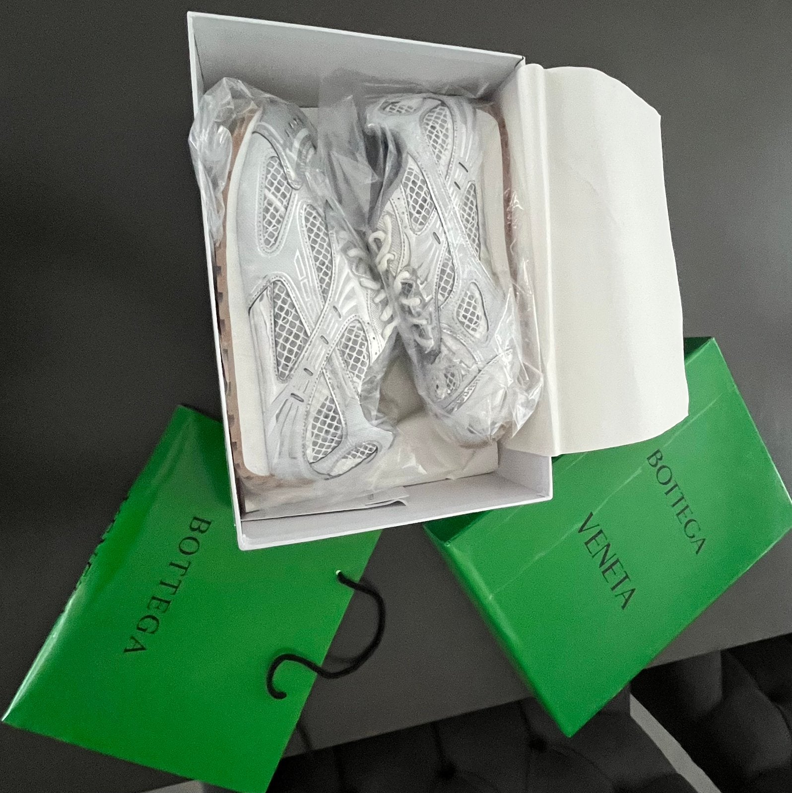Bottega veneta orbit sneakers, Ophalen, Nieuw, Wit