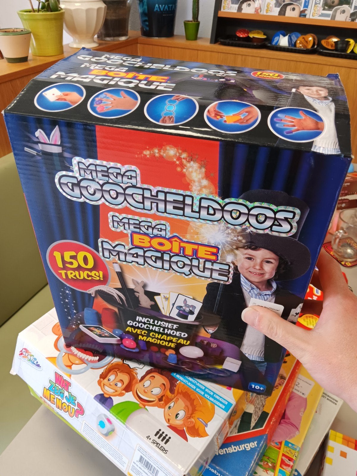 Mega Goocheldoos - 150 Trucs Inclusief Goochelhoed, Ophalen of Verzenden, A, A, A