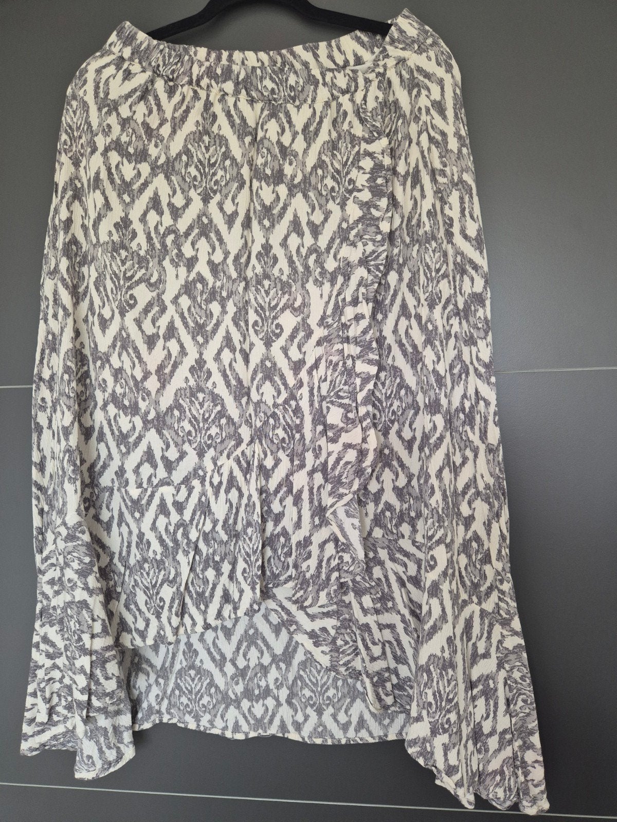 Eksept lange rok maat L met elastieken tailleband, Kleding | Dames, Rokken, Meerkleurig, Maat 42/44 (L), Ophalen of Verzenden