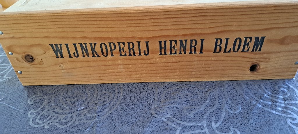 Wijnkistje Henri Bloem, Ophalen of Verzenden, Nieuw, Hout, Minder dan 5 flessen