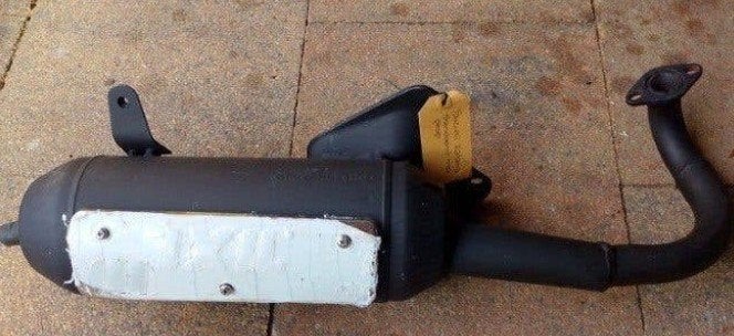 zgan uitlaten voor oa Suzuki Katana en tomos, Ophalen, Zo goed als nieuw