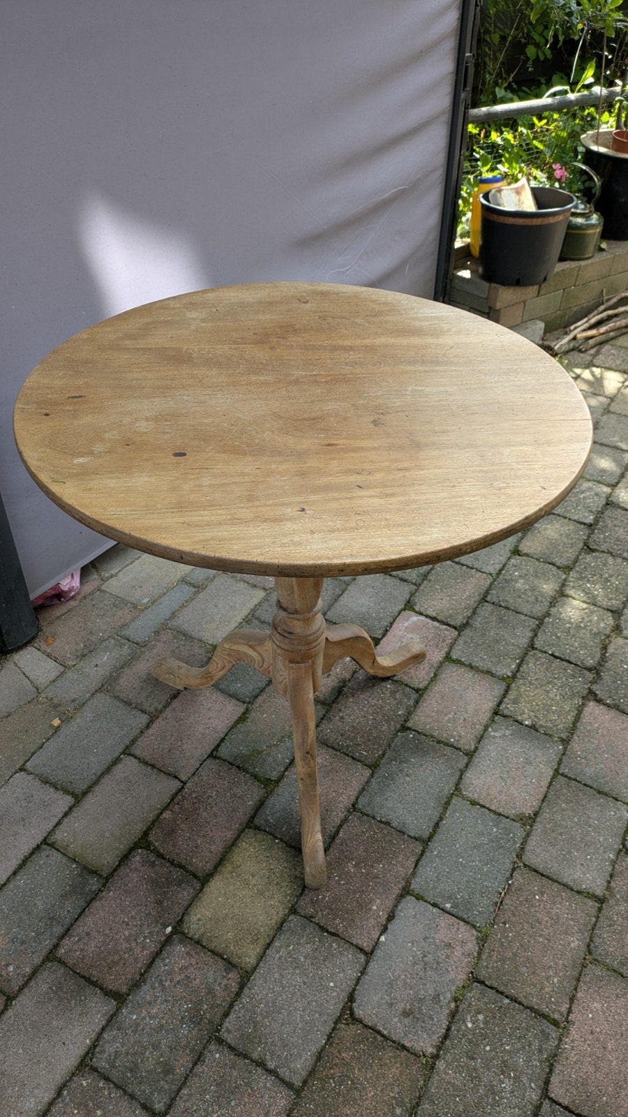 Antieke tilt-top ronde tafel - antiek en uniek, Ophalen