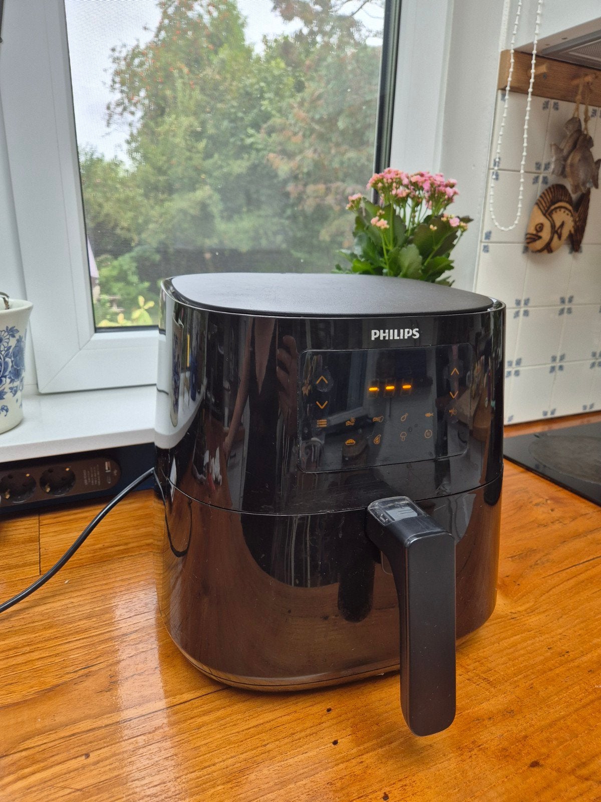 Philips XL Airfryer met bakvorm - Gebruikt, perfect werkend, Ophalen of Verzenden, Gebruikt, Airfryer XL